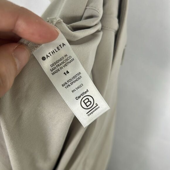 Athleta Beige All Day Skort Sz 14 - Picture 7 of 7
